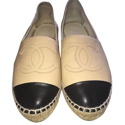 prix espadrilles chanel cuir|espadrilles chanel shop.